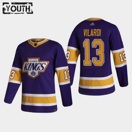 Børn NHL Los Angeles Kings Trøje Gabriel Vilardi 13 2020-21 Reverse Retro Authentic